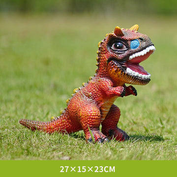 Large Resin Realistic Dinosaur Figurines, Desktop Animal Model Ornaments, Home Decor for TV Cabinet & Kids Room
