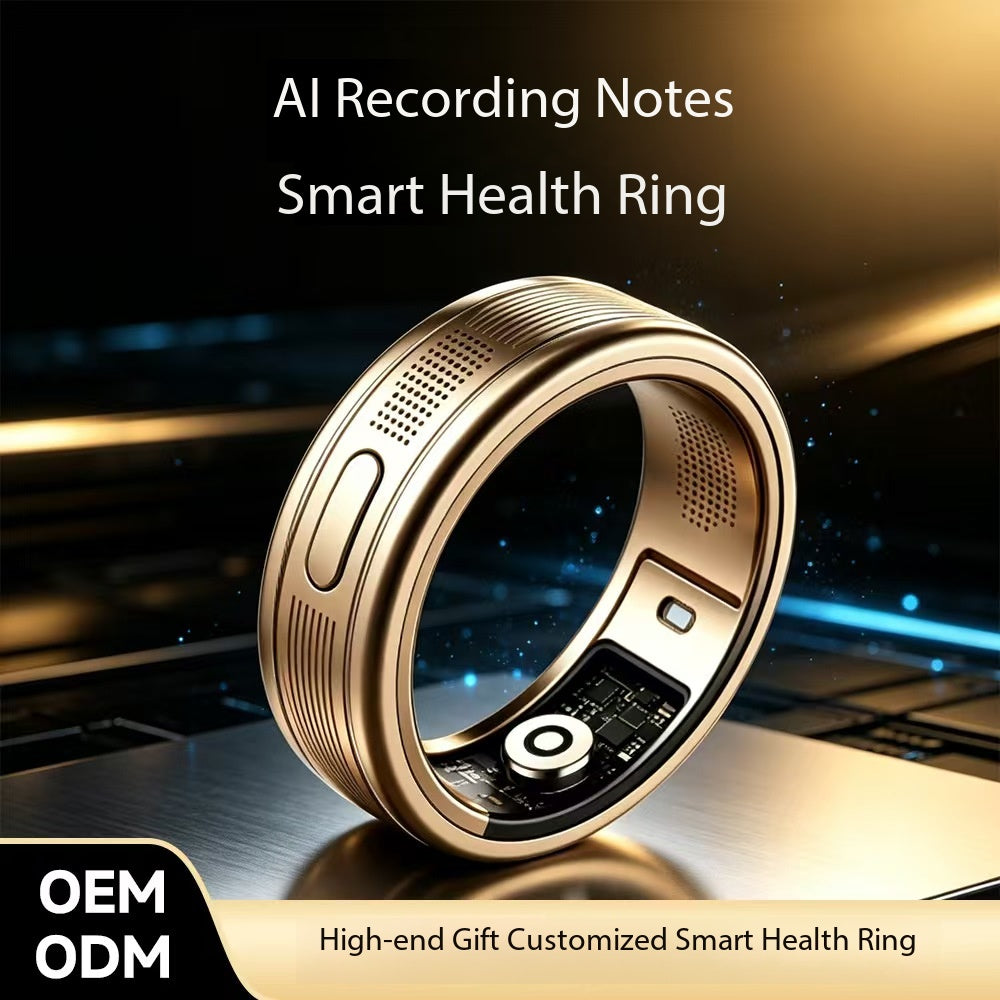 AI Recording Notes Smart Health Ring