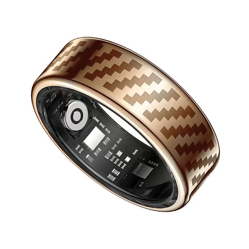 Smart Ring with Incoming Call Alerts & Heart Rate Monitoring