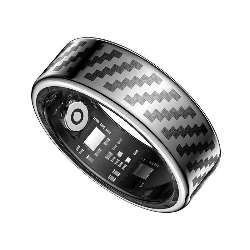 Smart Ring with Incoming Call Alerts & Heart Rate Monitoring