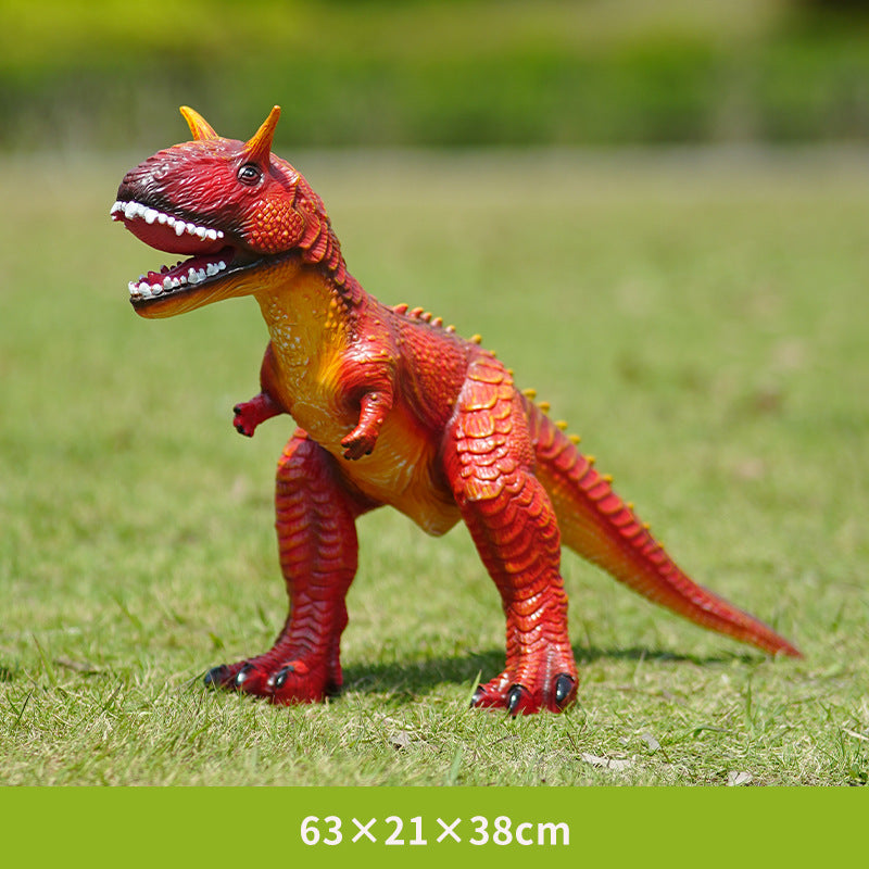 Large Resin Realistic Dinosaur Figurines, Desktop Animal Model Ornaments, Home Decor for TV Cabinet & Kids Room