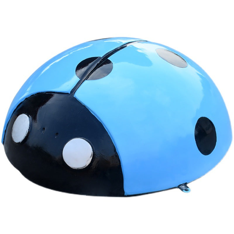 Large Outdoor Fiberglass Sculpture, Cartoon Ladybug Beetle Ornament for Park, Square, Manhole Cover & Lawn Decoration